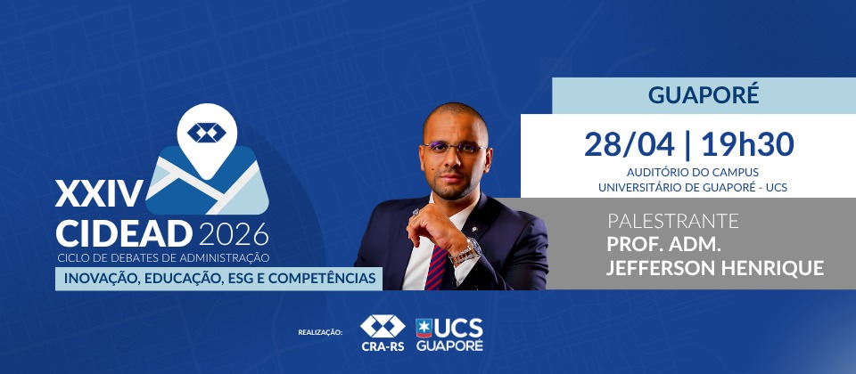 XXIV CIDEAD - GUAPORÉ - EVENTO PRESENCIAL 